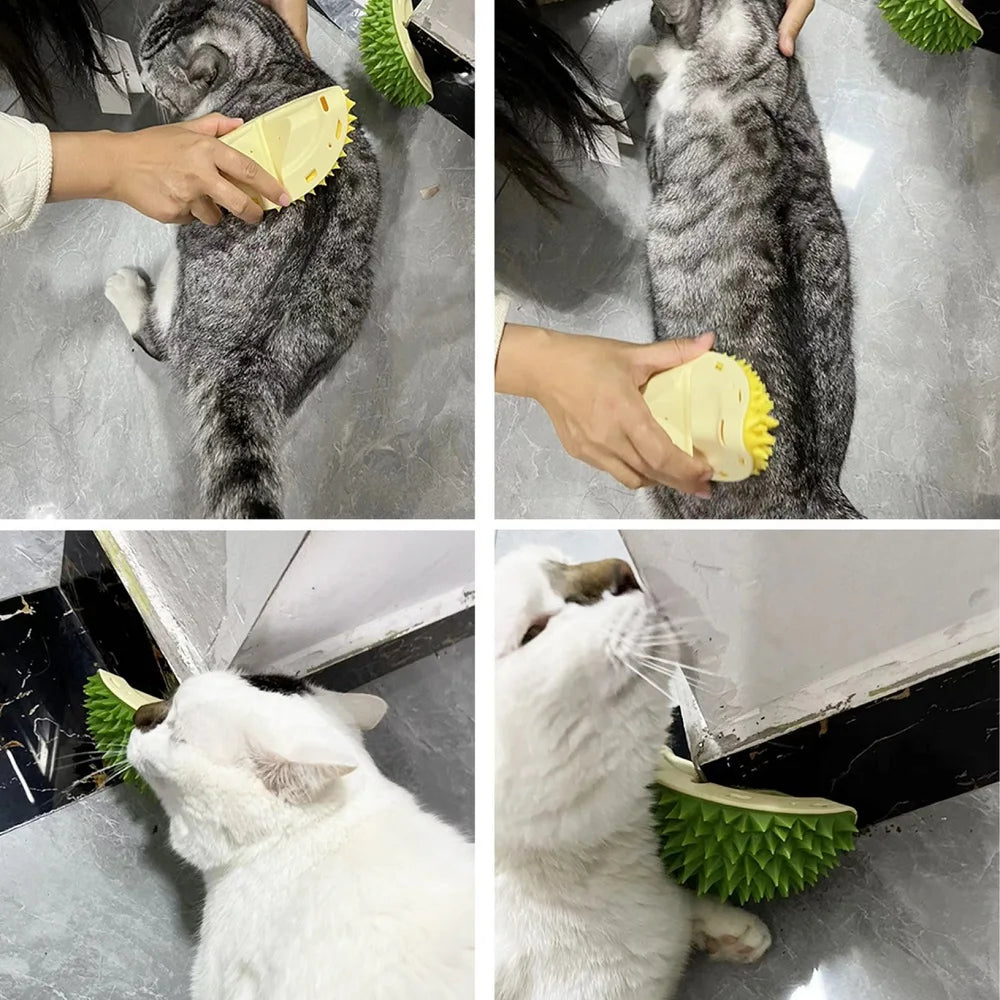 Cat Scratcher Massager Brush - Hair Removal Grooming Comb - photo 6