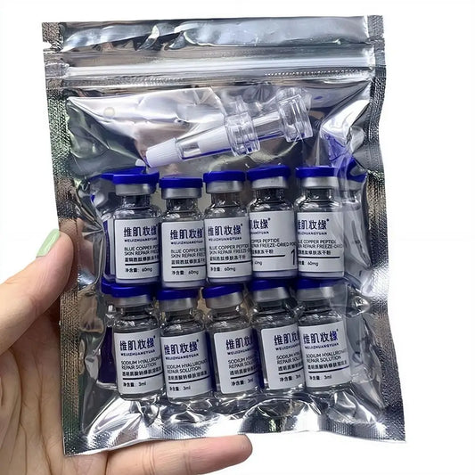 GHK-Cu Copper Peptide Powder — Anti-Wrinkle Firming Skin Set