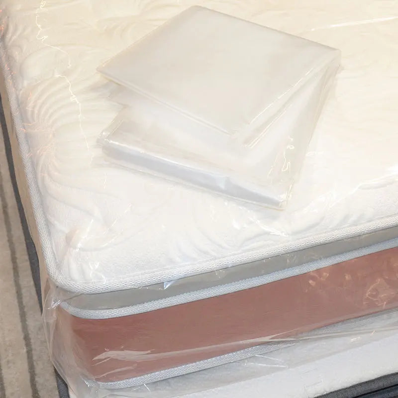 Thickened Mattress Packing Bag for Moving Durable Practical Bed Storage Bag Transparent Pe Plastic Reusable Furniture Dust Cover
