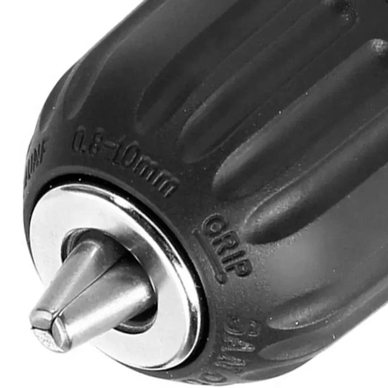 Keyless Drill Chuck Converter, 3/8 "- 24UNF Thread, Quick Change Adapter, 1/4" Hex Shank