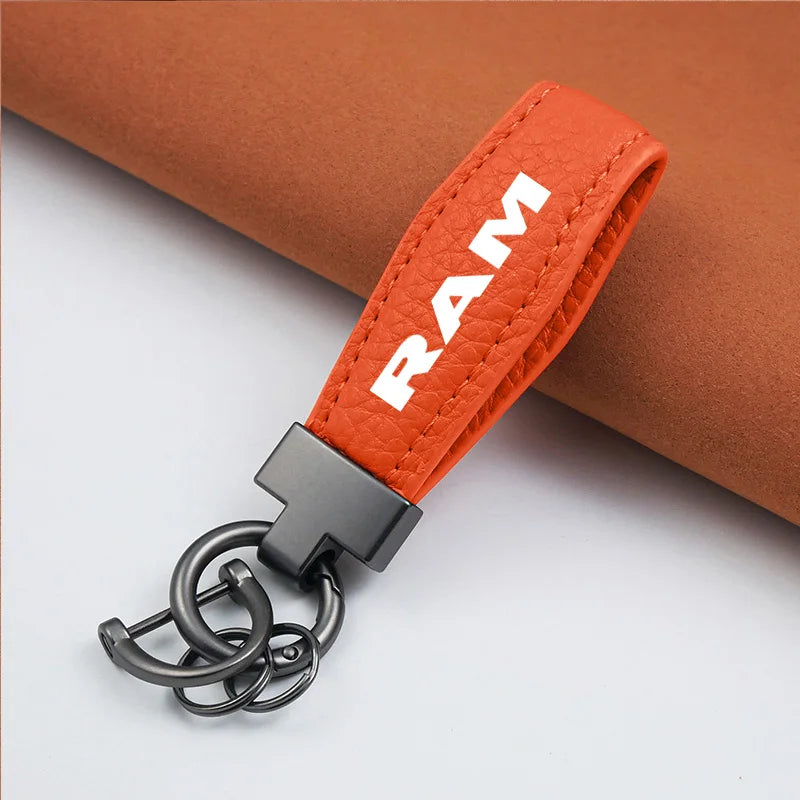 RAM Lanyard Keychain - Lychee Pattern with Gunmetal Buckle
