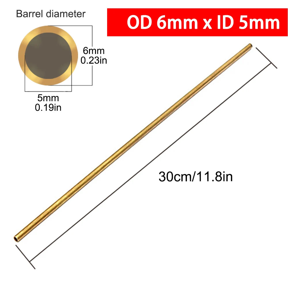 Brass Tubes Diameter 2/3/4/5/6/7/8/9/10/11/12/13/14/15mm Length 300mm 0.5mm Brass Rod Pipe Brass Tube Modelmaking Cutting Tool