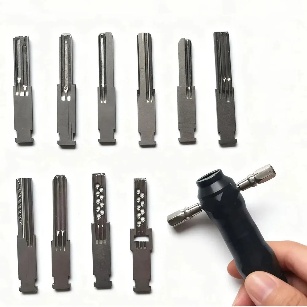 2026 Professional Use Locksmith Tools Lock Pick Open Key Set Hand Kabbah Set Tin Foil Optional