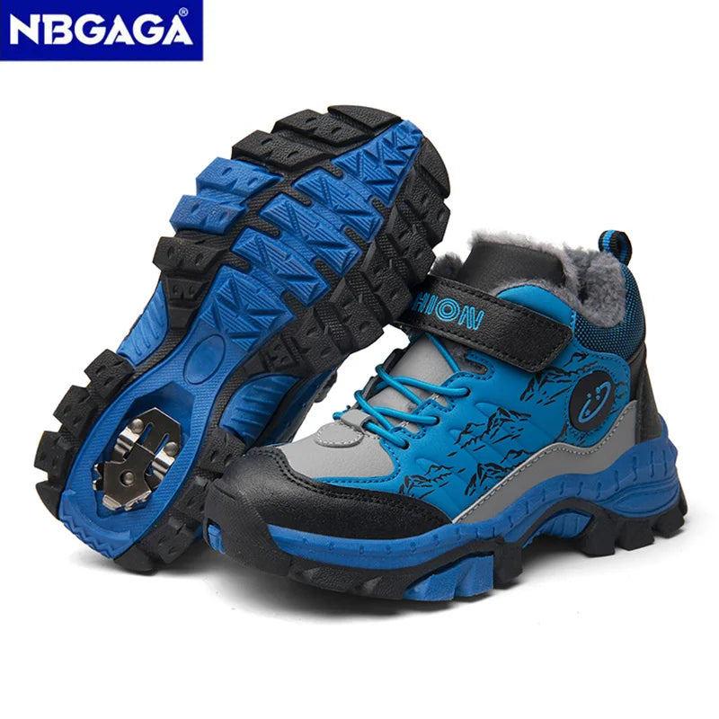 Kids Snow Ankle Boots - Non-Slip Outdoor Winter Sneakers - photo 6