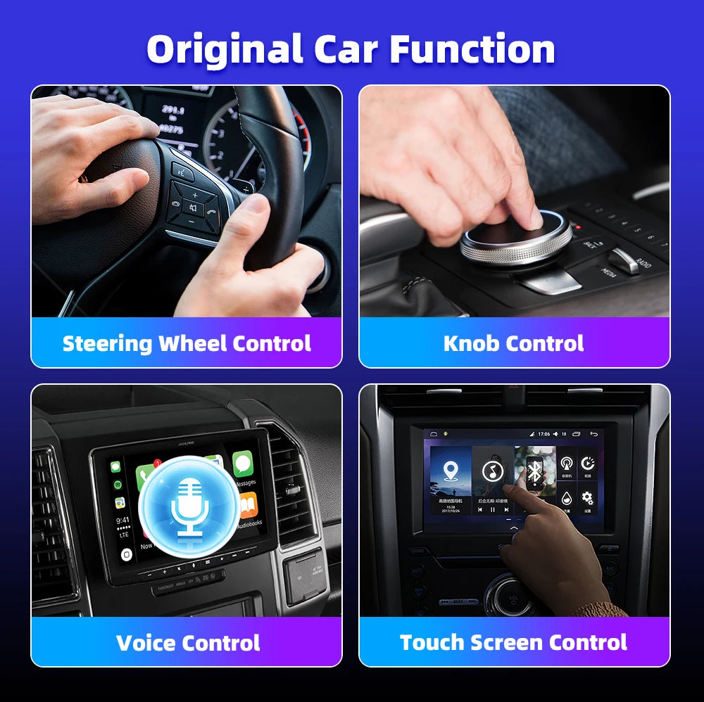 2-in-1 Wireless CarPlay & Android Auto Box Adapter