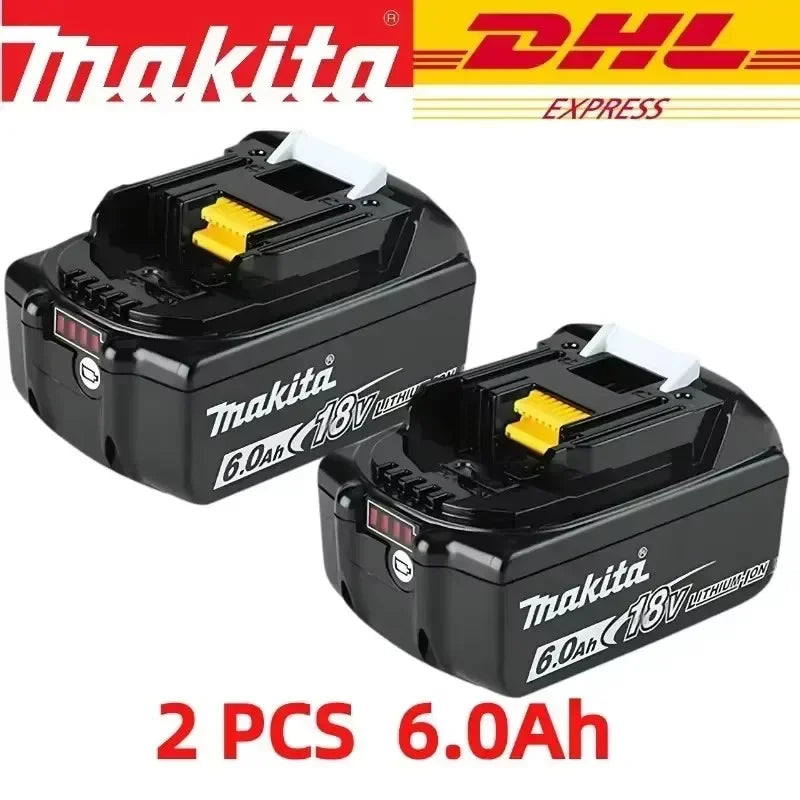 100% original Makita 18V battery 6AH BL1840BL1830b BL1850b BL1850BL1860BL1815 Replace lithium battery.