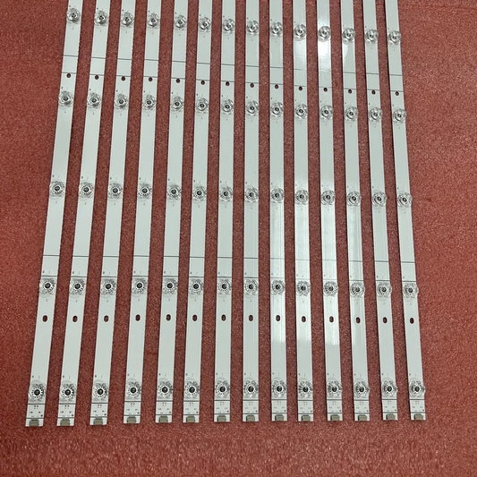 LED TV Backlight Strip Set — 14pcs, 8-LED Replacement Bars