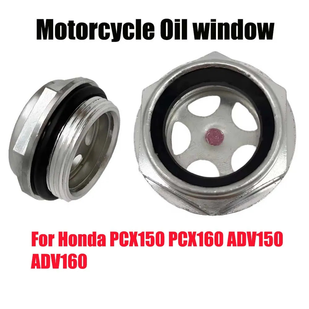 For Honda PCX150 PCX160 ADV150 ADV160 PCX 150 160 ADV 150 160 Motorcycle Engine Oil Level Oil Window Oil Mirror Observation Port