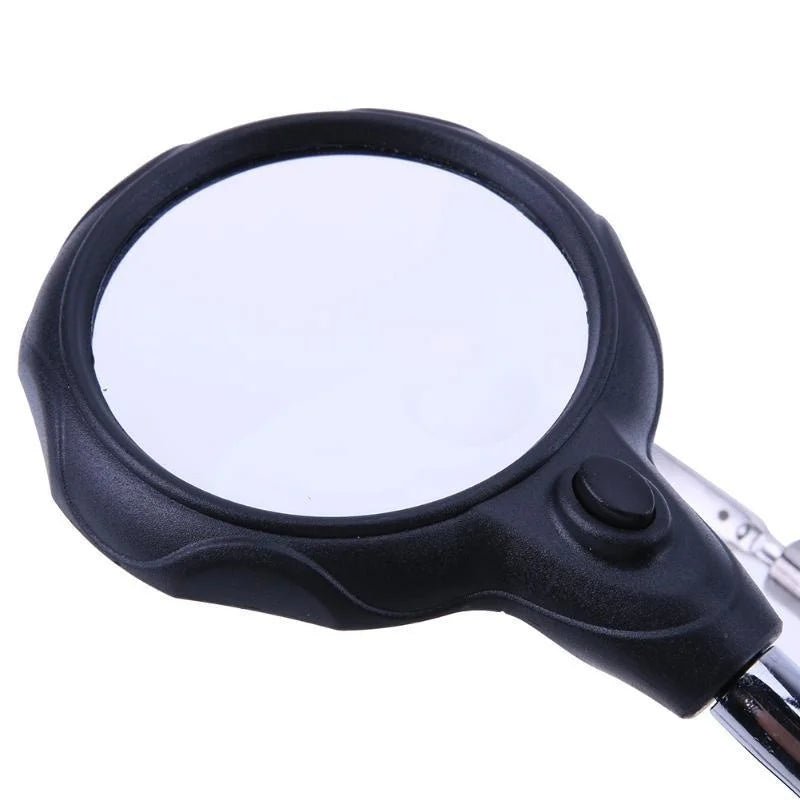 Desktop Magnifier Welding Magnifying Glass LED Holder Soldering Repair Tool Loupe Third Hand for Soldering Inspection Mirror