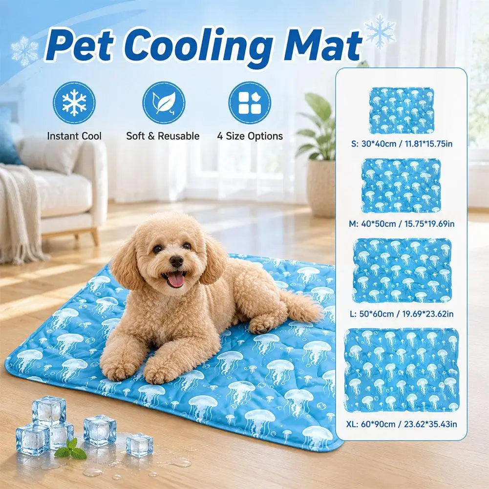 Self-Cooling Gel Mat for Dogs & Cats - Non-Slip, 4 Sizes – photo 2