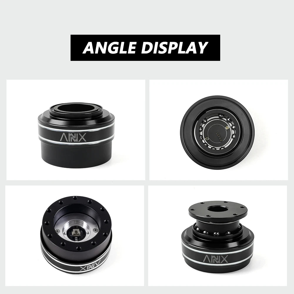 MUGE-New 6 Hole Racing Simulator Game Steering Wheel Quick Release Hub Adapter 70MM For MOZA Simagic M10 A/Mini Euro Truck QR040