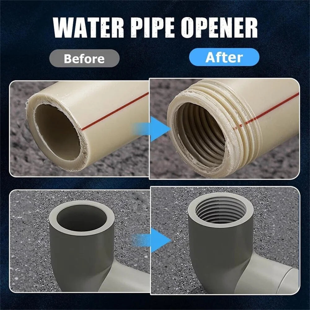 PPR Pipe Threading Tools 1/2" and 3/4" Internal and External Tap and Die Thread Cutter with Extension