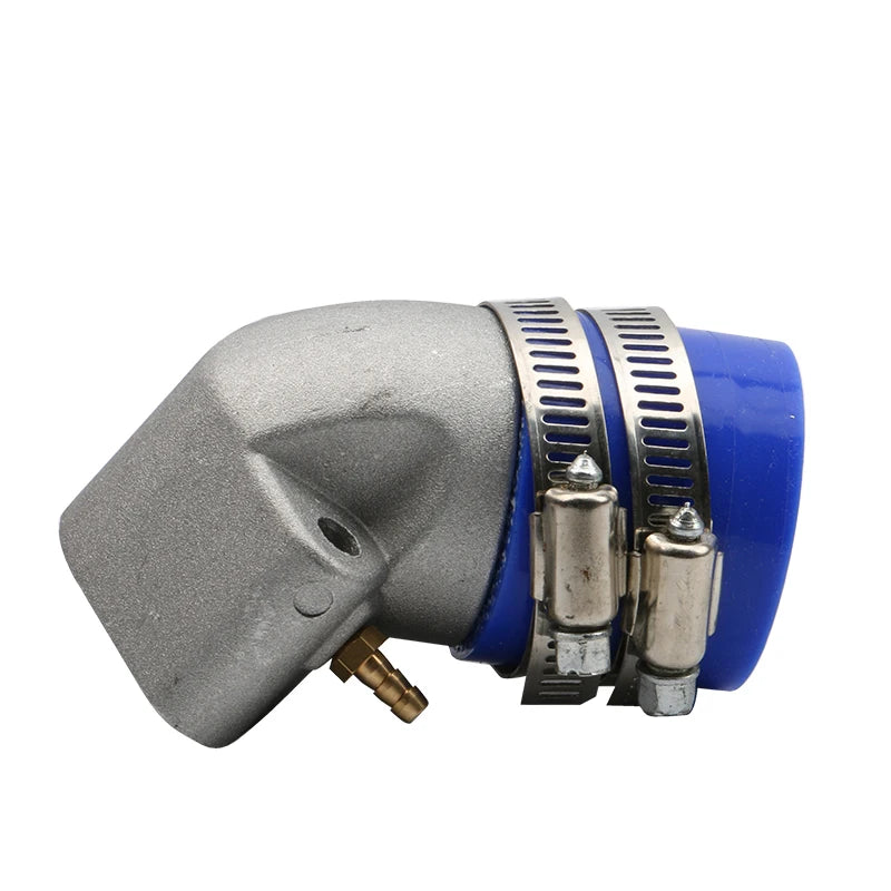 27mm Aluminum Racing Intake Manifold Boot for GY6 125cc - 250cc 4-Stroke QMJ QMI 152/157 Moped Engines Scooter ATV and Go Kart