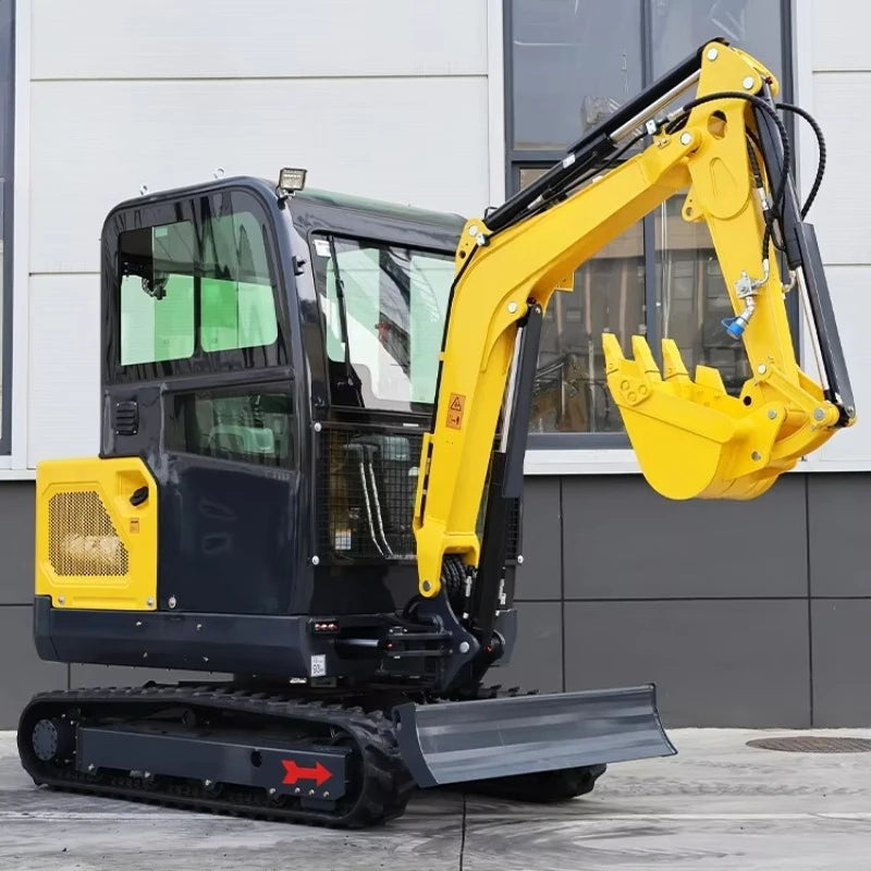 Free Shipping Mini Excavators 2 Ton R330 Kubota EPA Engine Small Digger With Cab Micro Excavator Machine For Sale