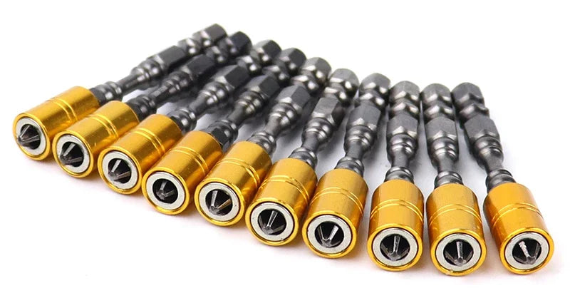 TINSOL Strong Magnetic Phillips Screwdriver Bit Set 65mm Drywall Plasterboard Electronic Screwdriver Bits for Electric Drill DIY