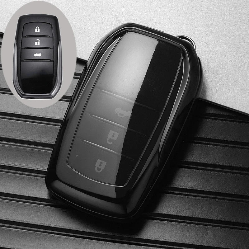 New Arrival Soft Tpu Car Key Case Cover For Toyota CHR Hilux Fortuner Land Cruiser 200 Camry Corolla Crown RAV4 Highland