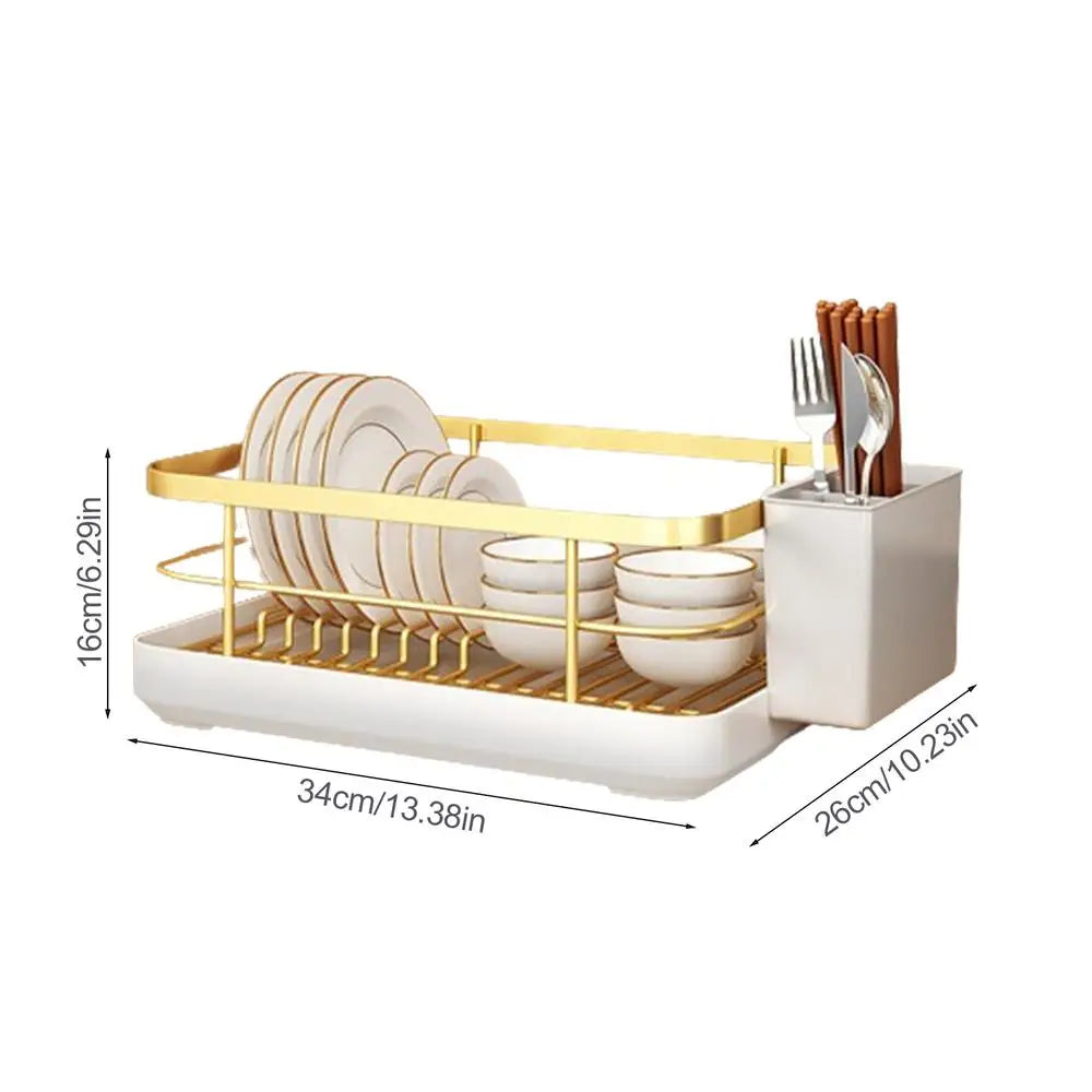 Kitchen Counter Dish Rack - Detachable Plate & Bowl Organizer - photo 8
