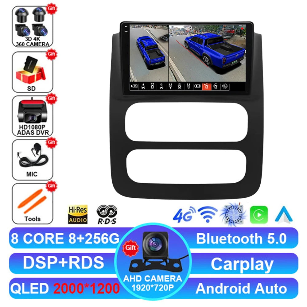 Android 15 Car Radio for 2002-2005 Dodge RAM - CarPlay & GPS
