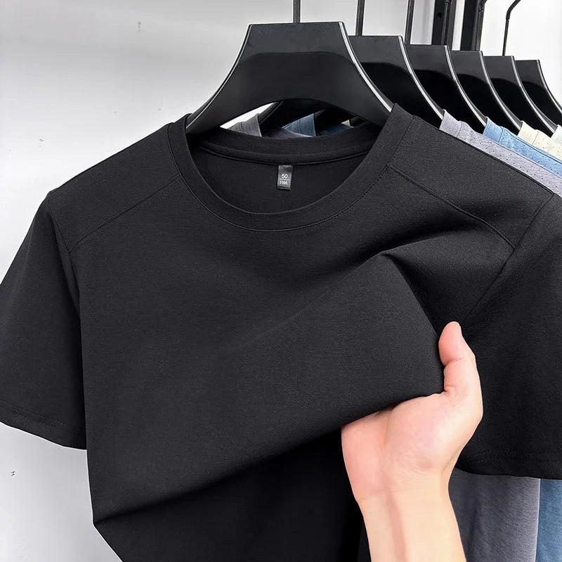 Men's Training Tee - Round Neck, Vented Sweat-Wicking Fabric