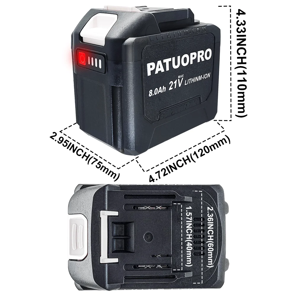 18V 21V 2.0 4.0 6.0Ah Rechargeable Lithium Battery For Makita Cordless Wrench Hammer Drill Angle Grinder Chainsaw Screwdriver