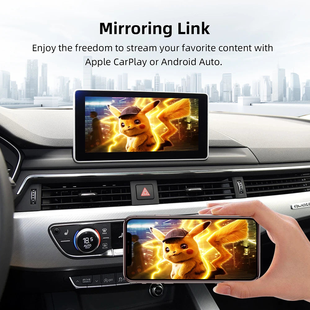 Wireless CarPlay For Audi A4 A5 2008-2016 Q5 2010-2018 Android Auto Mirror Link AirPlay Navigation Multimedia Accessories