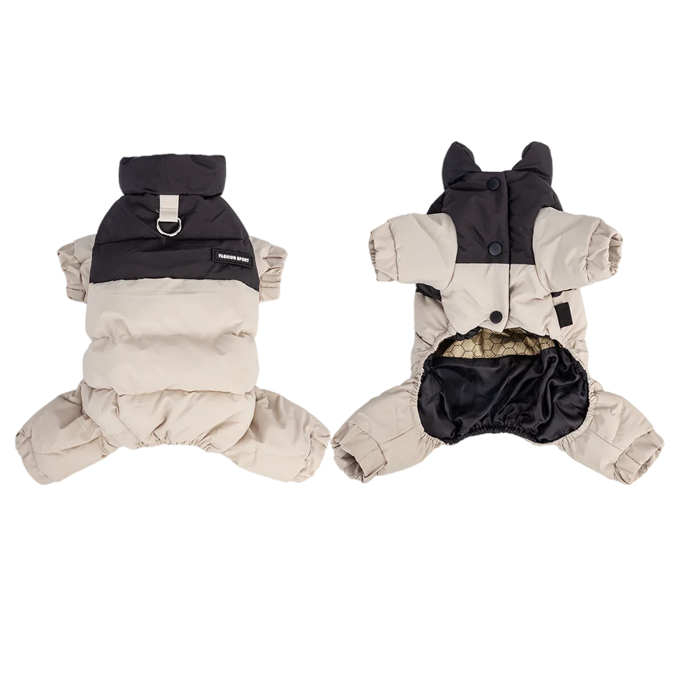 Four-Leg Dog Snowsuit - Warm Winter Jumpsuit for Small Dogs - photo 7