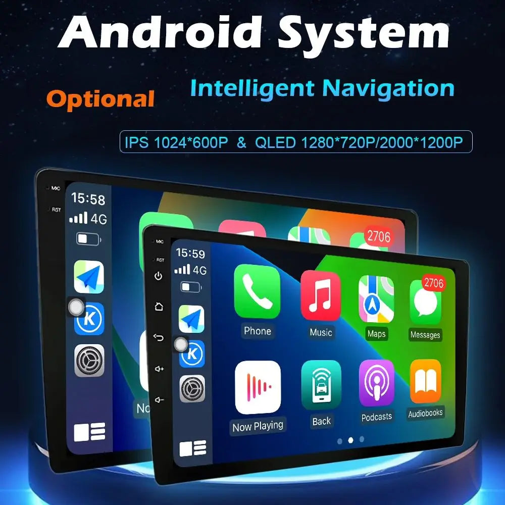 Car Stereo with Apple CarPlay & Android Auto, Compatible with Peugeot 2008 & 208 (2012-2018)