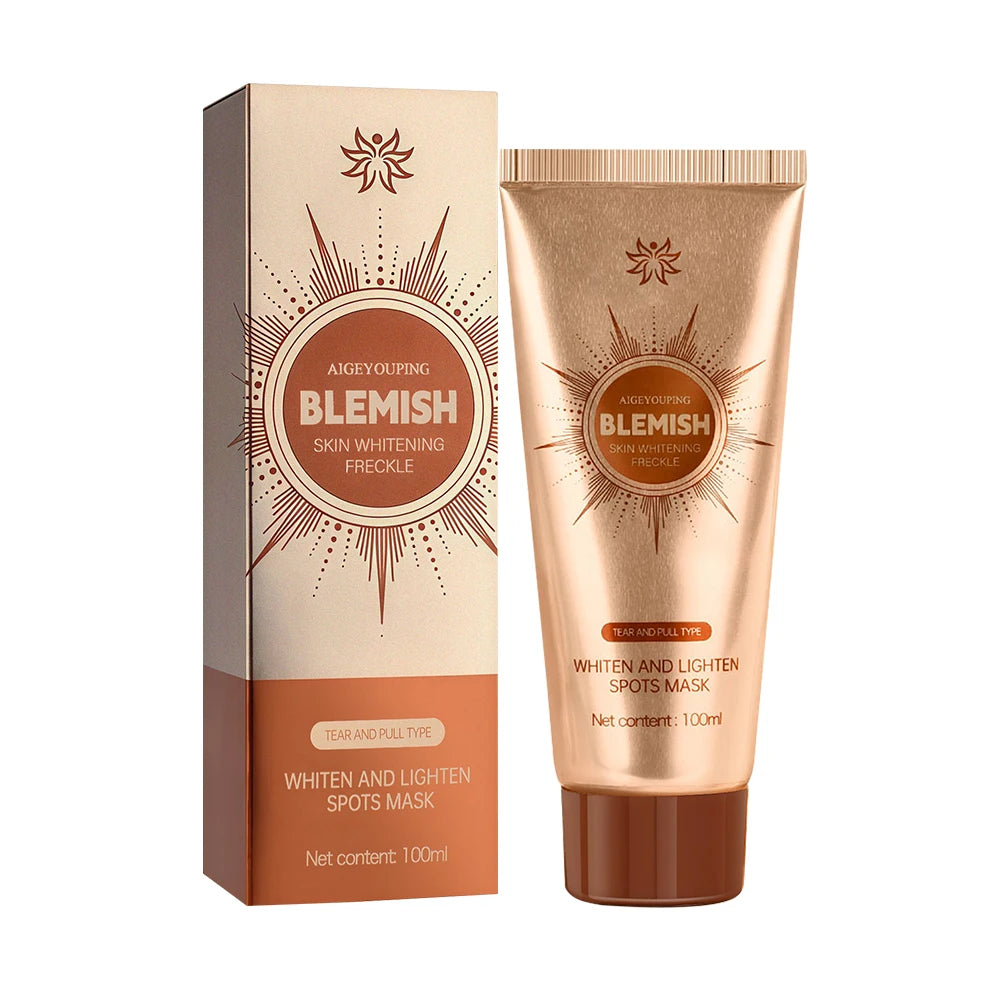 Spots Mask Spots Peel-Off Facial Mask Anti-Blemish Freckle Brightening Mask Deeply Clean Pore Tightening Moisturize Glowing Skin