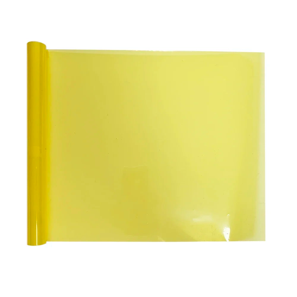 Golden Yellow Light PVC Car Headlights Taillight Film Fog Stretchable Auto Taillight Tint Stickers Car Light Film Car Lamp Film