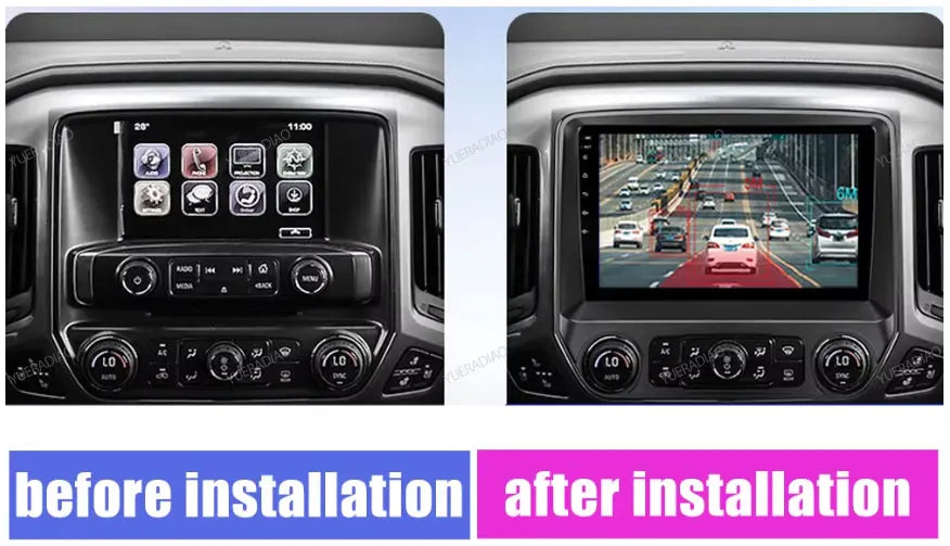 Android 16 Car Radio For Chevrolet Silverado 3 GMTK2 2014 2015 2016 2017 2018 Carplay Auto 2K Screen Multimedia Video Player GPS