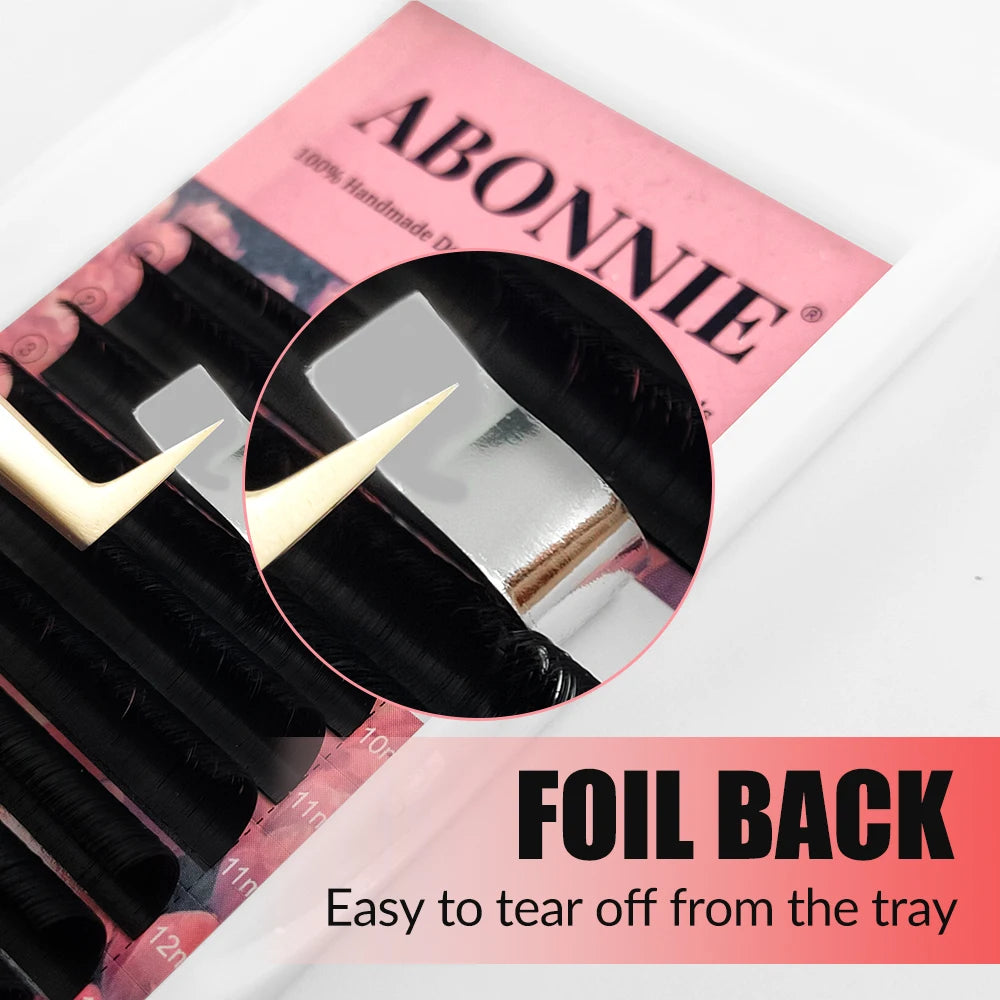 Abonnie Cashmere Easy Fan Lashes Eyelash Extensions Mega Volume Fans All Size Eyelashes Supplies for Eye Beauty