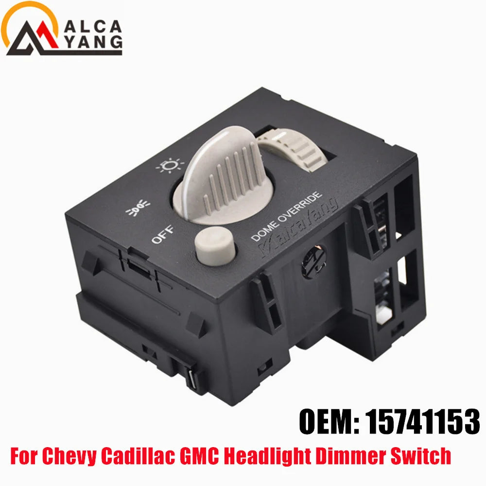 High Quality Car Headlight Dimmer Control Light Switch For 1995-1999 Chevy GMC Truck Silverado C1500 K1500 Express 15741153