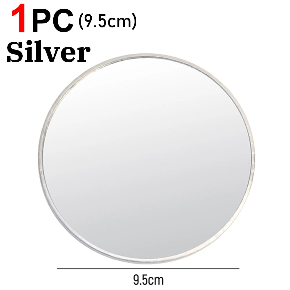 Round Convex Mirror Travel Selfie Photo Props HD Clear Mirror Portable Makeup Mirror Handheld Photography TikTok INS Mirrors