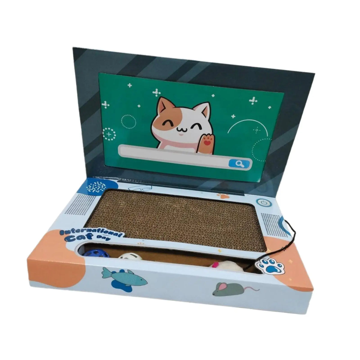 Cat Laptop Scratcher Cat Laptop Toy Kitten Toy Cat Interactive Toy Cat Bed Cat