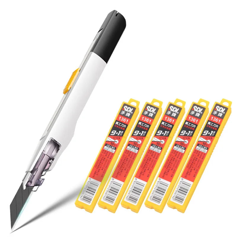 Vinyl Utility Knife Anti Shaking Car Stickers Decals Blade Cutter Knife PPF Film Window Tint Craft Cutting Line Paper DIY Tool