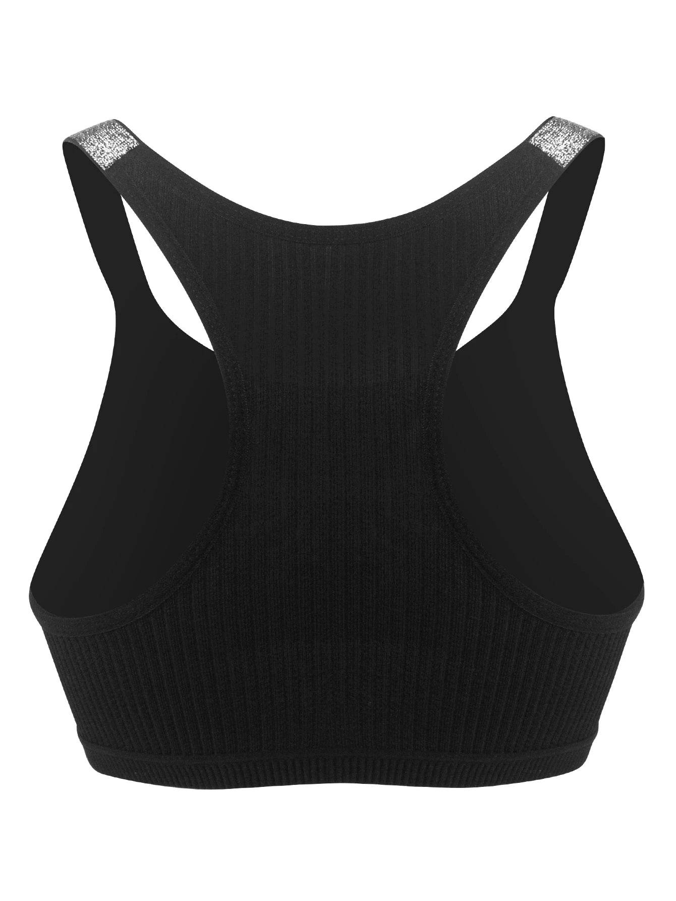 Sexy Sports Bras Fitness Women Underwear Yoga Crop Tank Top Ribbed Backless Lingerie Bras Comfortable Push Up Bralette Chic Vest