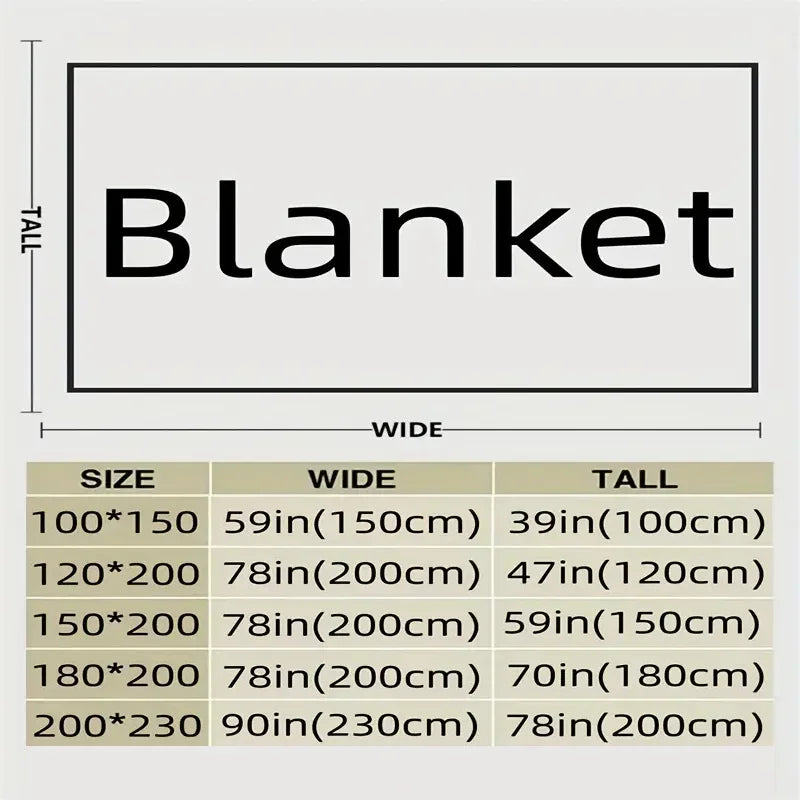 Panda Print Flannel Fleece Blanket