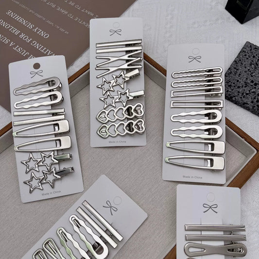Metal Y2K duckbill hair clips