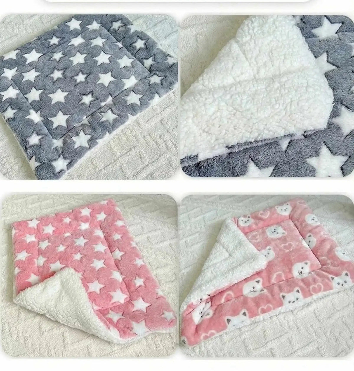 Flannel Pet Blanket Mat - Soft Washable Dog & Cat Sleeping Pad - photo 6