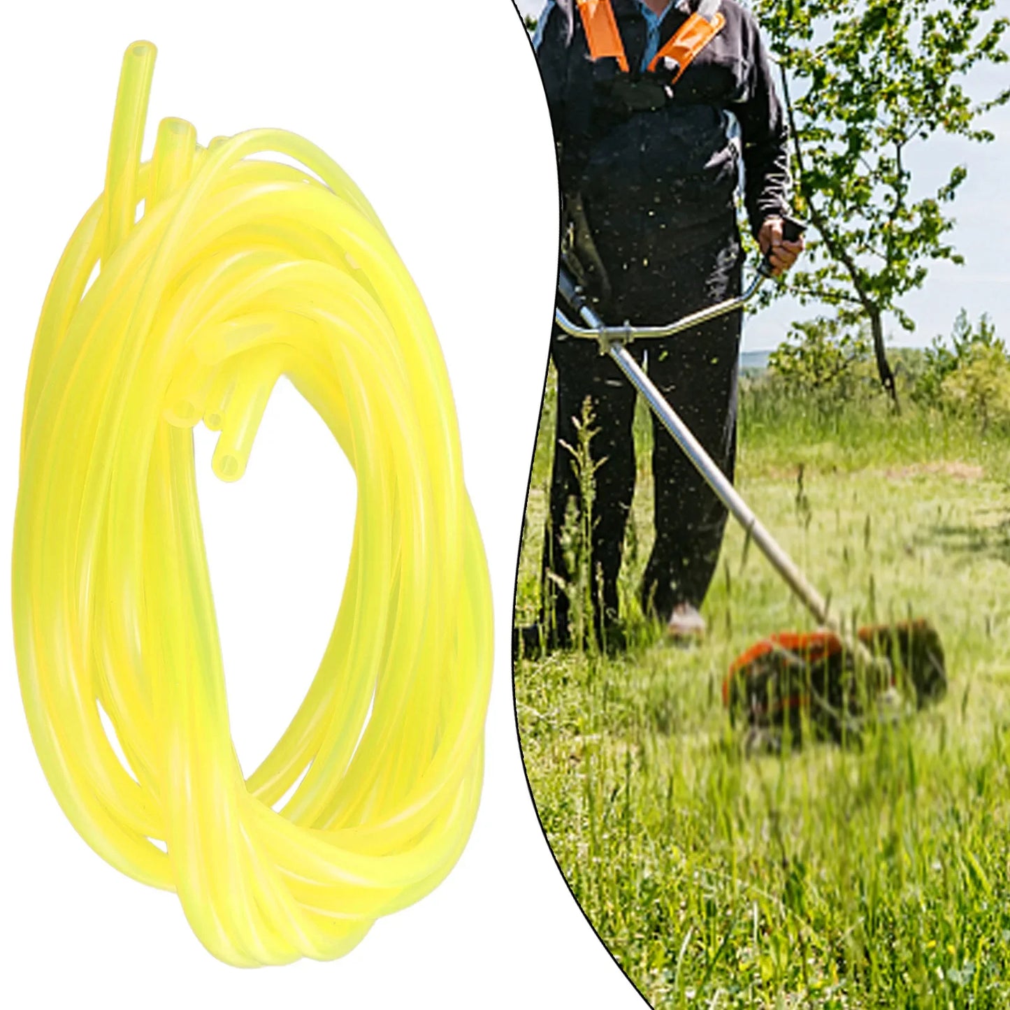 4PCS Petrol Fuel Gas Line Pipes Hoses Petrol Line For String Trimmer Chainsaw Saw Blower Grass Cutter Brushcutter Fitting 2026