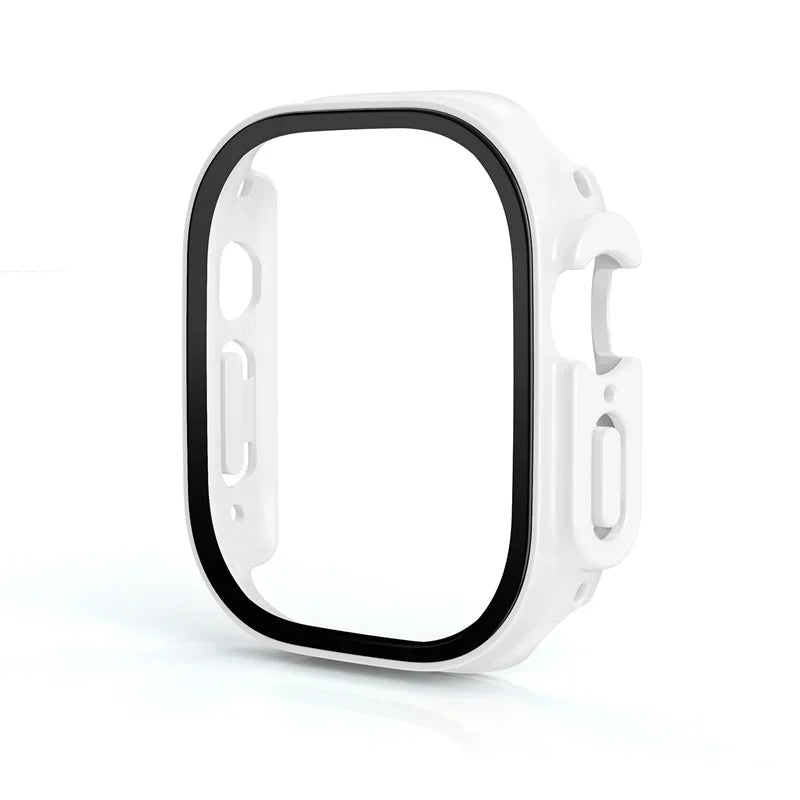 For Apple Watch Ultra 3 49mm 2026 PC Bumper+Screen Protector Tempered Glass+Cover for apple watch Case ultra 2/Ultra Accessories