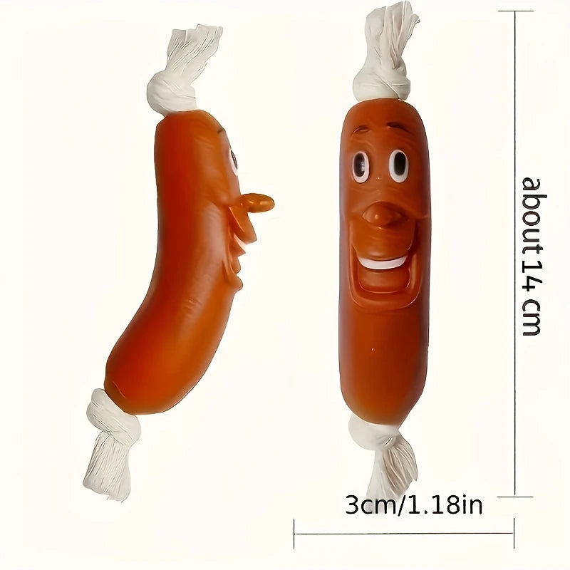 Sausage Dog Chew Toy - Bite-Resistant Teething Toy – photo 2