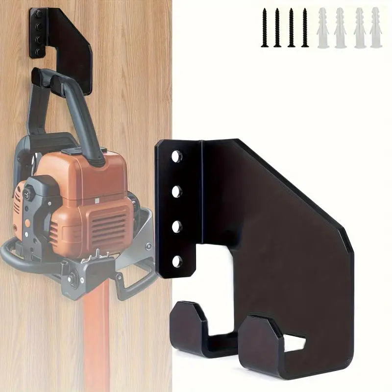 Heavy Duty Iron Chainsaw Hanger Wall Mount Storage Hook Garage Organizer for Chainsaw Power Tools Garden Tool Holder