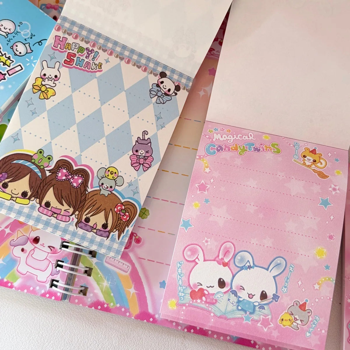 Japanese Retro Cute Showa Style Memo Pads Non Adhesive Journaling Decorative Paper 70 Sheets Each
