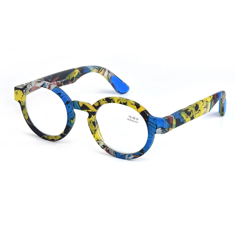 Vintage Round Reading Glasses – Lightweight Presbyopia Frames