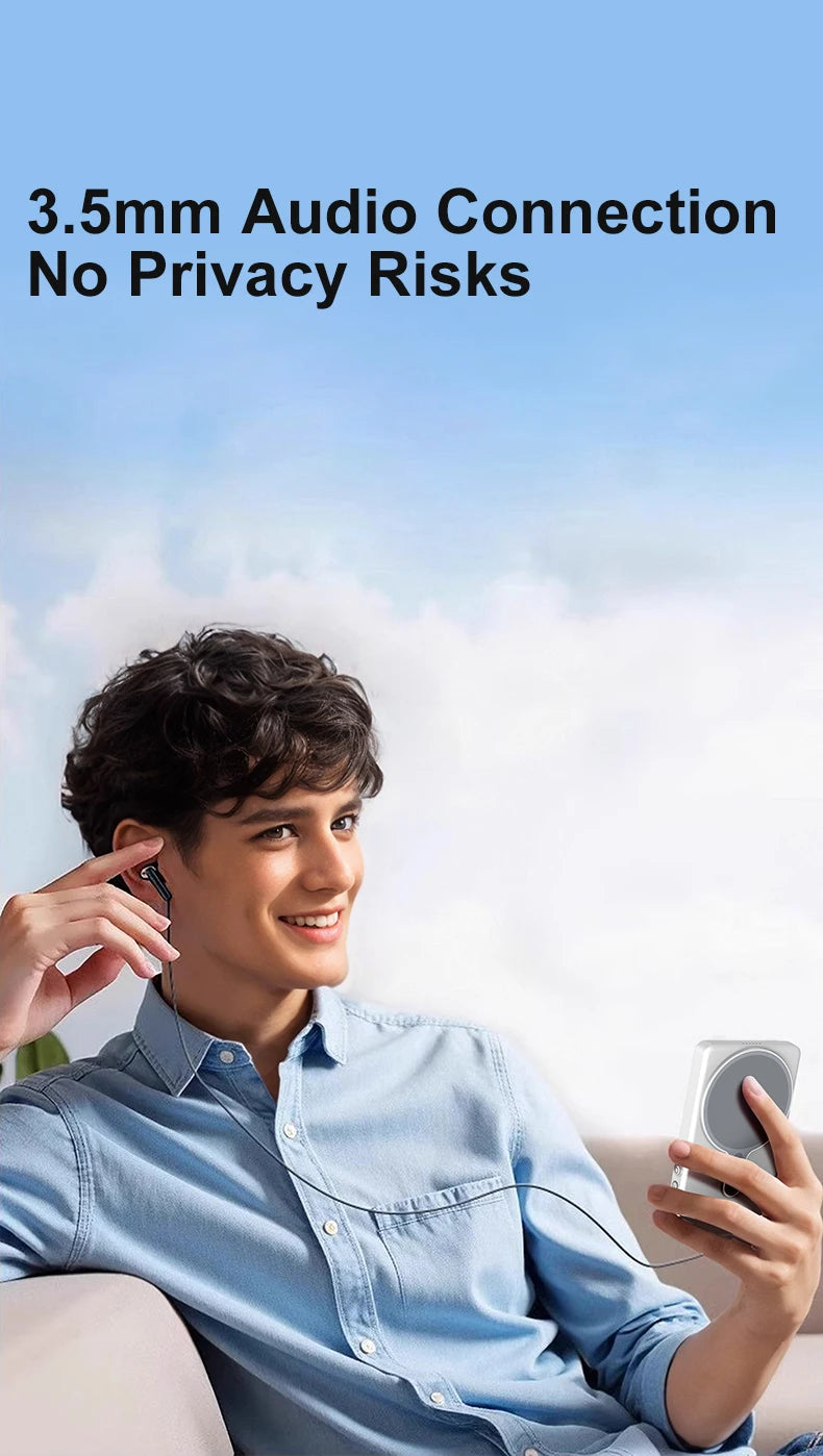 Magnetic Phone Back Vlog Selfie Monitor Screen Live Stream Camera Compatible with iPhone & Android