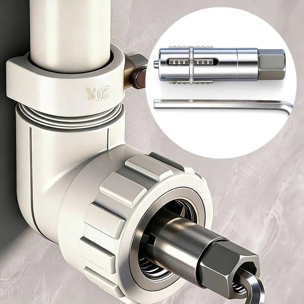 Universal faucet angle valve rewinder, wear-resistant high hardness faucet maintenance tool, adjustable pipeline extractor