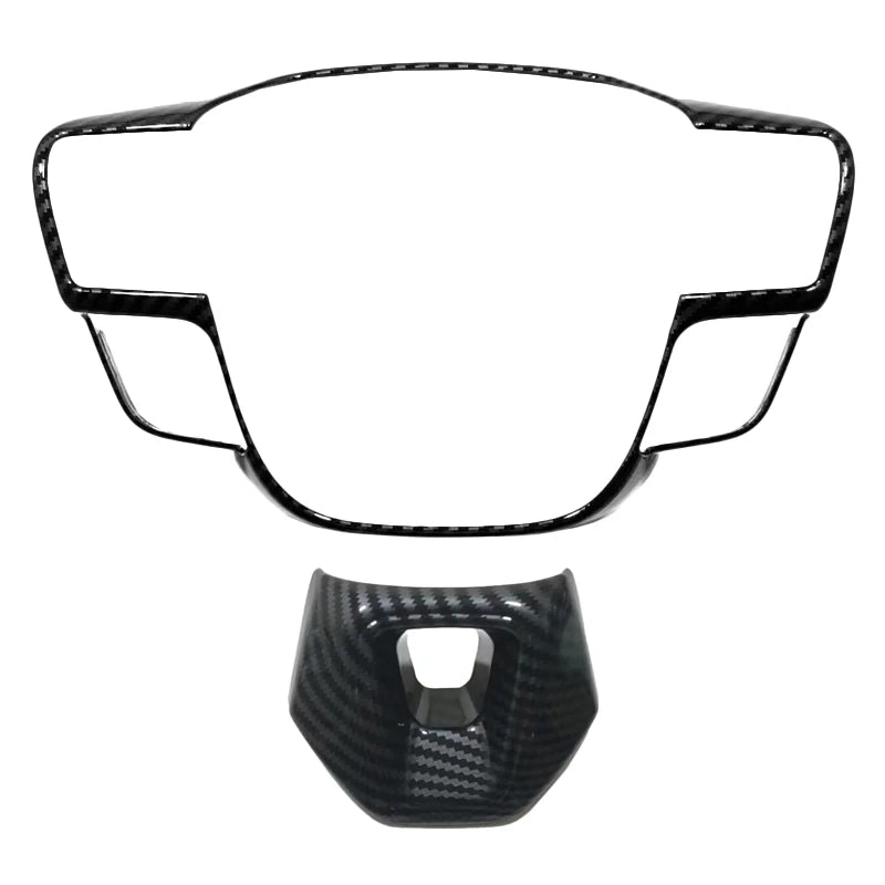 For Toyota Crown Camry 80  XV80 2024 2025 2026 ar Steering Wheel Panel Cover Trim ABS Carbon Fiber Decoration Interior Mouldings