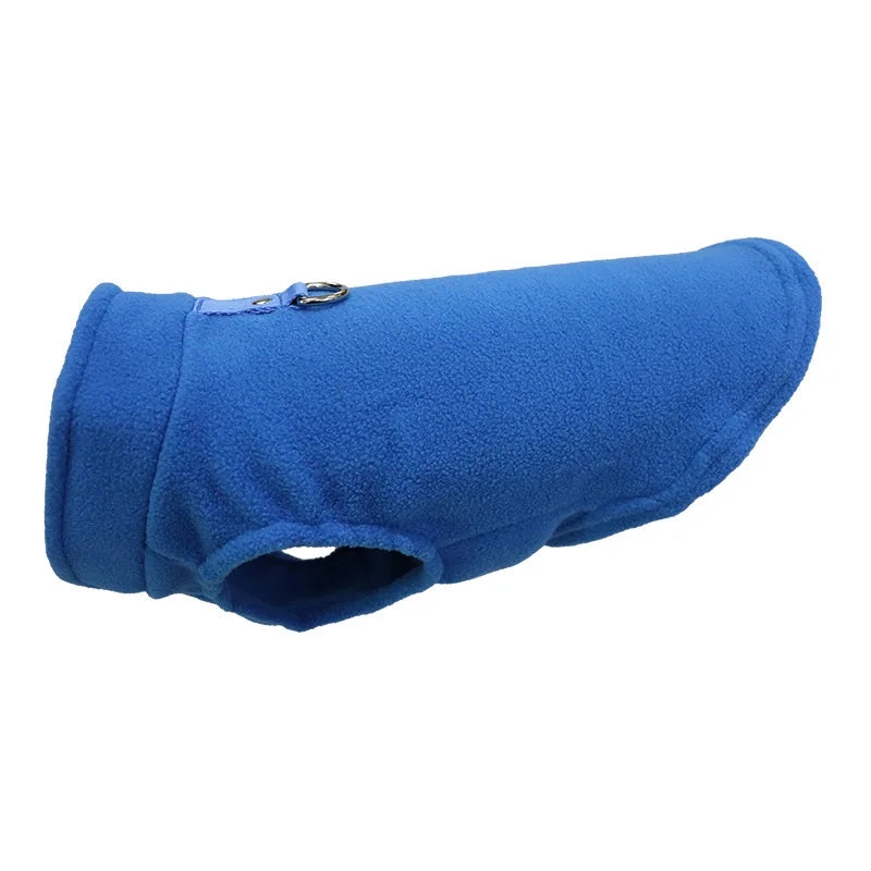 Fleece Dog Vest Jacket with D-Ring - Warm Coat for Small Dogs - photo 7