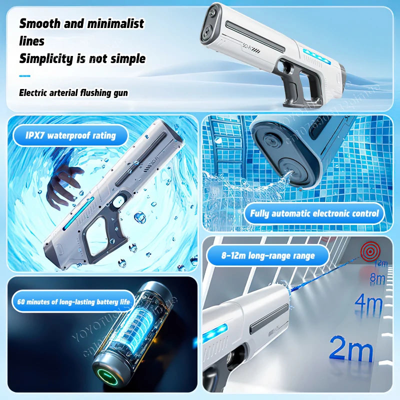 Kids Electric Water Gun – High-Capacity Summer Blaster
